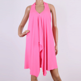 Beach Wear-Fluorescent Pink-